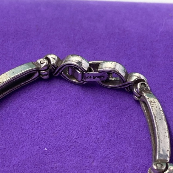 💛 Brighton Silver Plated Cz Station Bracelet - Picture 2 of 2